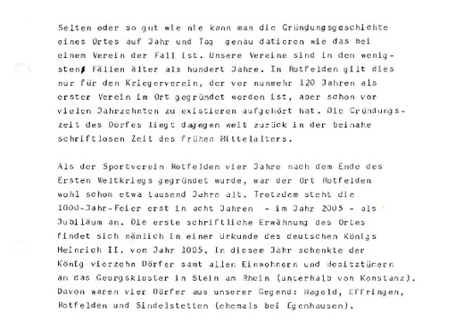 Rotfelder Geschichte